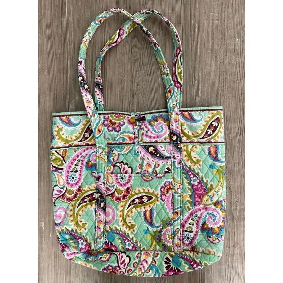 Vera Bradley Floral Quilted Reversible Large Tote Bag - Picture 10 of 10